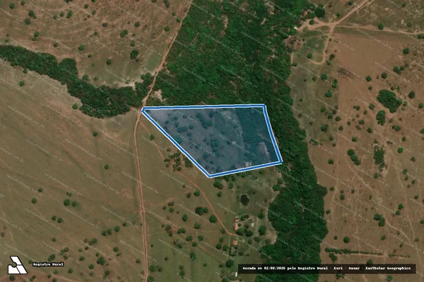 Imagem de satélite de FAZENDA BALNEÁRIO FORTALEZA – GLEBA C em Coxim - MS