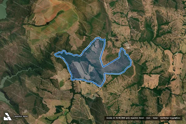 Imagem de satélite de FAZENDAS BURITI E PERIQUITOS ? DENOMINADO BOM SUCESSO - Parte 1 em Corumbaíba - GO