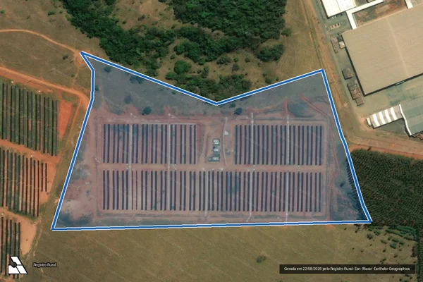 Imagem de satélite de Granja Rennó - Parte 2 em Jacutinga - MG