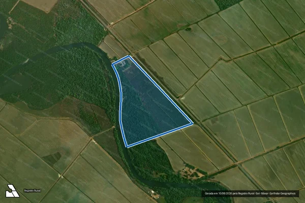 Imagem de satélite de FAZENDA SÃO JOÃO III - FAZENDA SÃO JOÃO III em Lagoa da Confusão - TO
