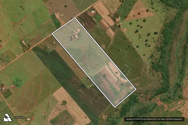 Imagem de satélite de ASS. EST. GOV. ANDRE F. MONTORO - PA0190S00Q00L075 em Marabá Paulista - SP