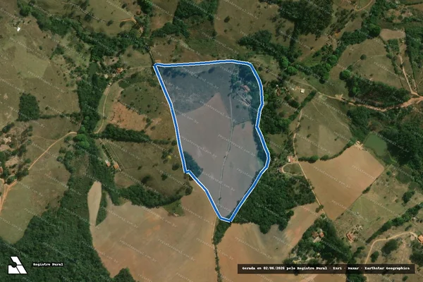 Imagem de satélite de Barreiras - Parte 1 em Entre Rios de Minas - MG