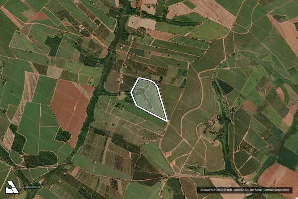 Imagem de satélite de SÍTIO SANTA TEREZINHA - Sítio Santa Terezinha em Marapoama - SP