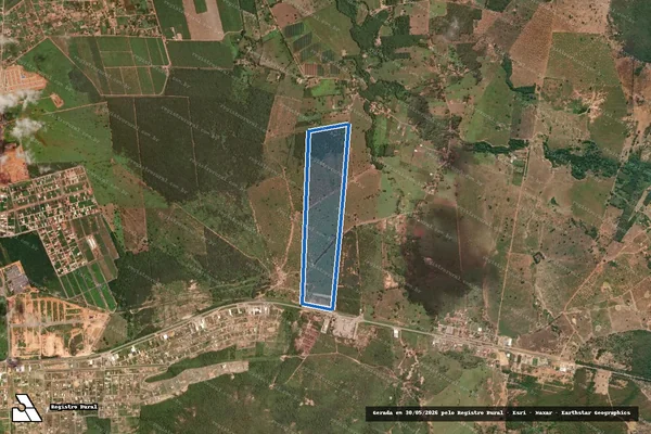 Imagem de satélite de FAZENDA AURORA - Parte 1 em Barreiras - BA