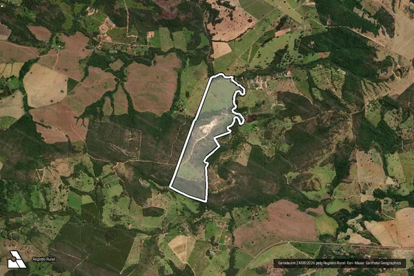 Imagem de satélite de Fazenda Rio Preto ou Rio dos Bois - Fazenda Rio Preto ou Rio dos Bois em São Miguel do Passa Quatro - GO