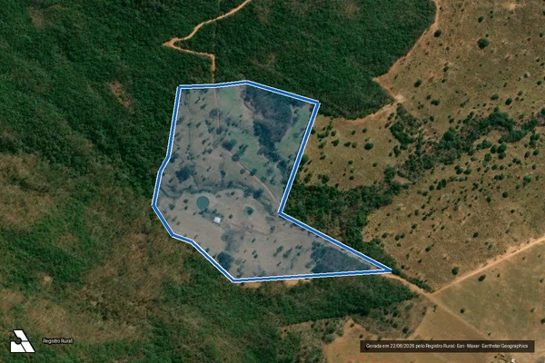 Imagem de satélite de FAZENDA COOPERNOVA - FAZENDA COOPERNOVA ? GELBA 27 em Jussara - GO