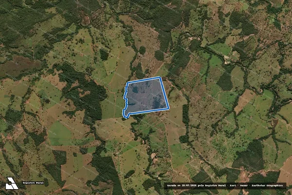 Imagem de satélite de FAZENDA ARARAS - Parte 3 em Pirenópolis - GO
