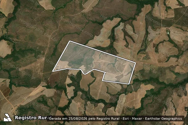Imagem de satélite de Fazenda Roreal - Fazenda Rosário II em Rosário Oeste - MT