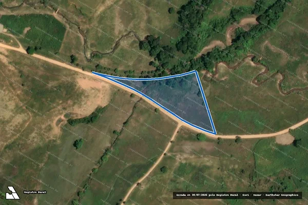 Imagem de satélite de FAZENDA DUAS BARRAS - GLEBA D em Recreio - MG
