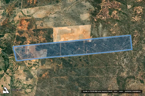 Imagem de satélite de FAZENDA SANTA LUZIA - Parte 1 em Ibimirim - PE