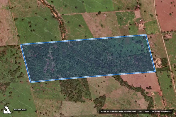 Imagem de satélite de FAZENDA FORMOSO - Parcela 1 em Coribe - BA
