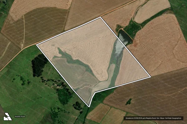 Imagem de satélite de GRANJA LENA - Parte 1 em São Pedro do Sul - RS