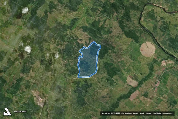 Imagem de satélite de FAZENDA  SÃO FRANCISCO II - Parte 1 em Aiquara - BA