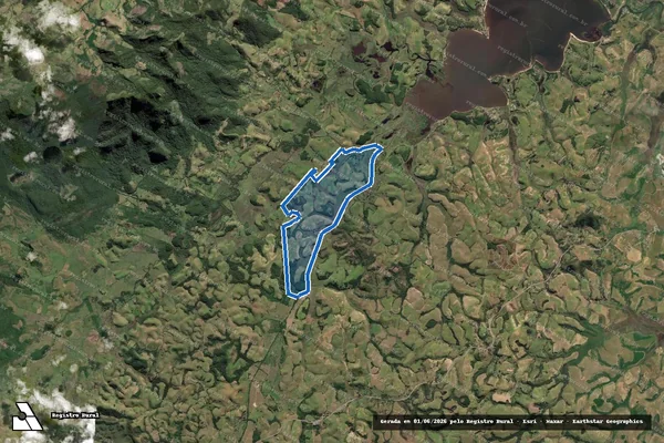Imagem de satélite de Fazenda São Miguel - Parcela 1 em Campos dos Goytacazes - RJ