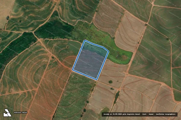Imagem de satélite de SÍTIO SANTA TEREZA / Gleba B - PARTE 1 em Clementina - SP