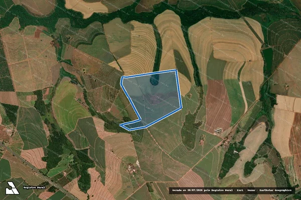 Imagem de satélite de FAZENDA SANTA ROSA - Parte 1 em Taquaritinga - SP