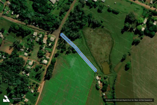 Imagem de satélite de PE_Santa_Teresinha - ESTRADA VICINAL em Carazinho - RS