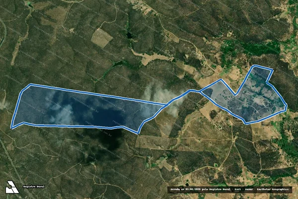Imagem de satélite de SÍTIO ESPADILHA  - Parte 1 em Boa Ventura - PB