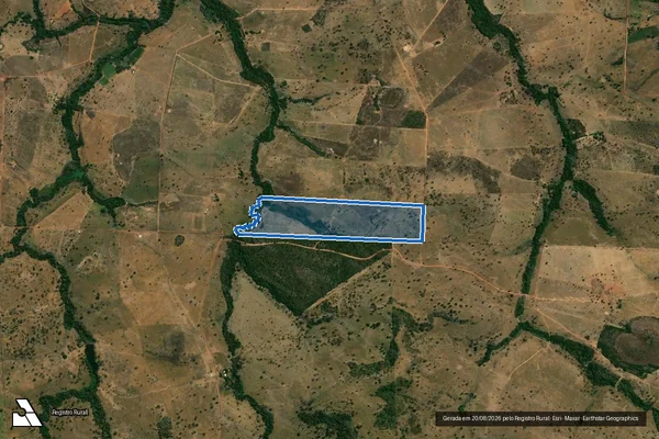 Imagem de satélite de Lote ? 126 P.A SANTO IDELFONSO - Lote ? 126 em Novo São Joaquim - MT