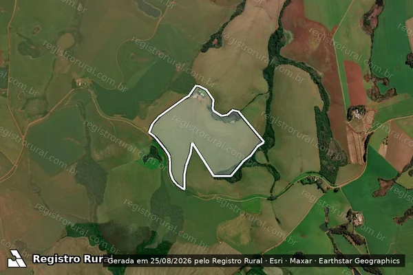Imagem de satélite de Fazenda Roda de Ferro IV /  Matricula 686 em Panambi - RS