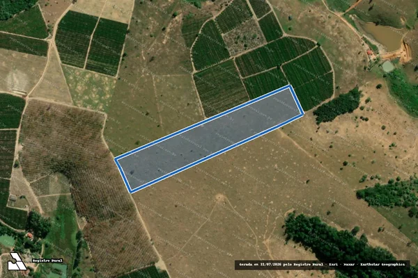 Imagem de satélite de SITIO SANTA HELENA I - Parte 1 em Vila Pavão - ES