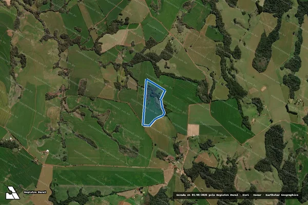 Imagem de satélite de Fazenda Santa Terezinha II - Parcela 1 em Soledade - RS