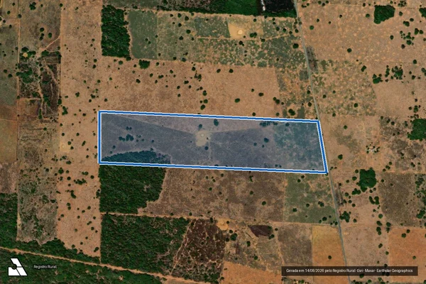 Imagem de satélite de Fazenda Santa Cecilia II - Lote 21 em Muquém do São Francisco - BA