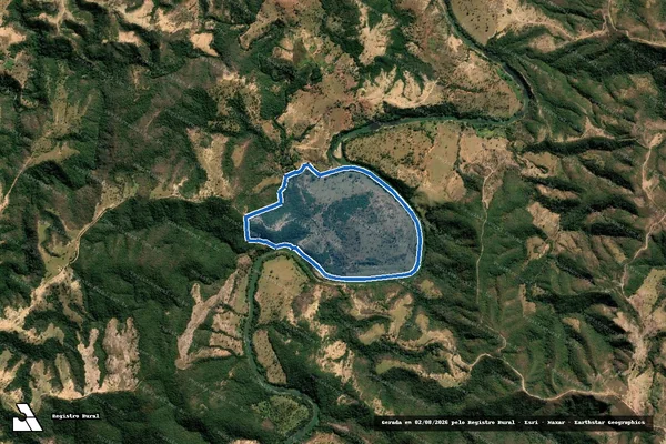 Imagem de satélite de Fazenda Capão Preto - Parcela 1 em Tiros - MG