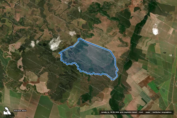 Imagem de satélite de Fazenda Gato Preto - Perímetro R-04/3436 em Alto Araguaia - MT