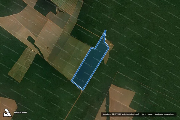 Imagem de satélite de FAZENDA SUMATRA - Gleba A em Santa Carmem - MT