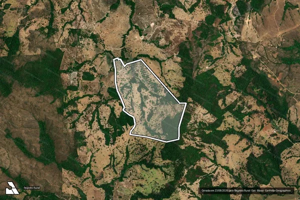 Imagem de satélite de Fazenda Curral de Pedras e Pega com Deus - Parte 1 em Itapuranga - GO