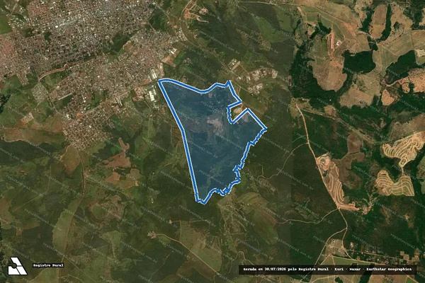 Imagem de satélite de FAZ. TRÊS BARRAS L. D. MORRO LIMPO OLARIA ALEGRE / Gleba 01 em Mineiros - GO