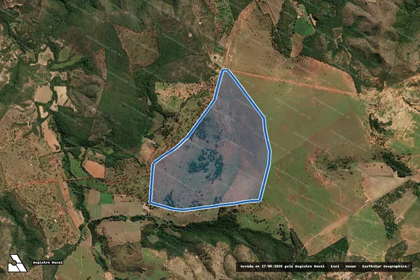 Imagem de satélite de Fazenda Quilombo - Parte 1 em Funilândia - MG