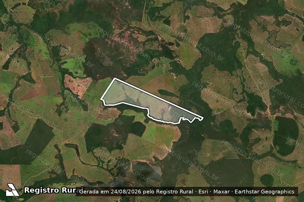 Imagem de satélite de Fazenda Vó Nicinha - GLEBA IV em Alcinópolis - MS