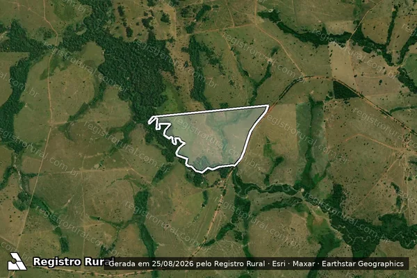 Imagem de satélite de Fazenda Lagoa Formosa em Araputanga - MT