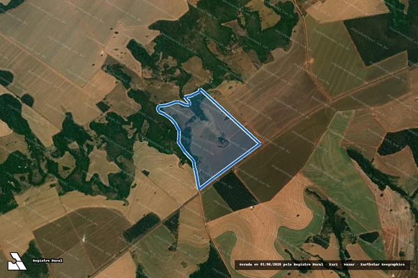 Imagem de satélite de FAZENDA MONTE ALEGRE - PARTE 1 em Rio Verde - GO