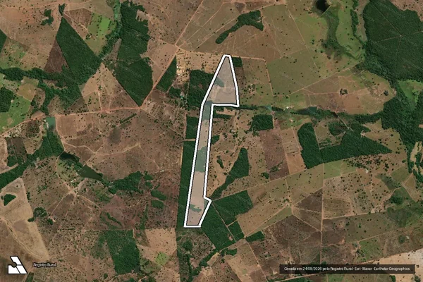 Imagem de satélite de FAZENDA SANTO ANTONIO - Parte 1 em Gurupi - TO