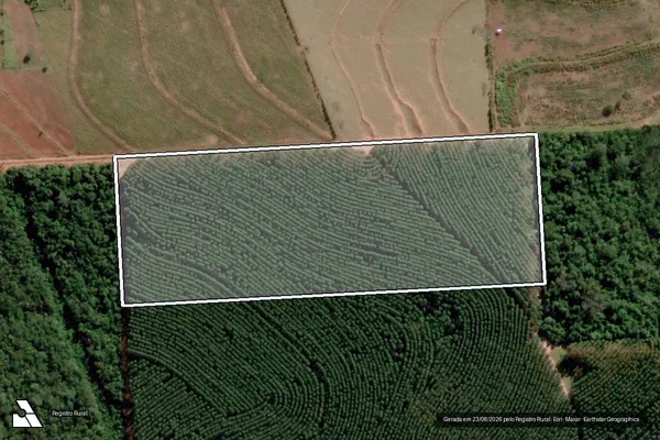 Imagem de satélite de FAZENDA ÁGUA DA TAPERA  - Parte 1 em Borebi - SP