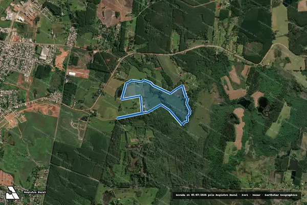 Imagem de satélite de Quinta Taquari II - Parte 1 em Taquari - RS