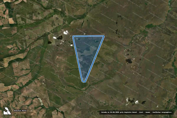 Imagem de satélite de Fazenda Capão Azul - Parte 1 em São Félix do Araguaia - MT