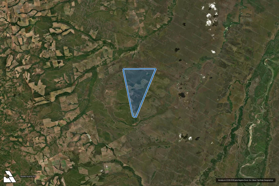 Imagem aérea do item B