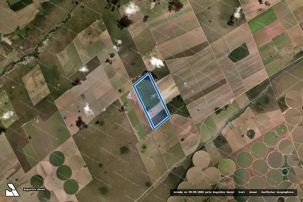 Imagem de satélite de Fazenda Pratudinho - Fazenda Pratudinho em Jaborandi - BA