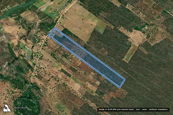 Imagem de satélite de FAZENDA OESTE - FAZENDA BOA SORTE, GLEBA B em Wanderley - BA