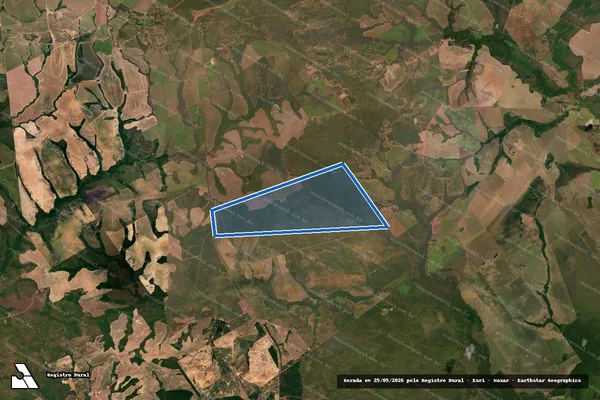 Imagem de satélite de Fazenda Santa Lúcia III - Parcela 1 em Água Boa - MT
