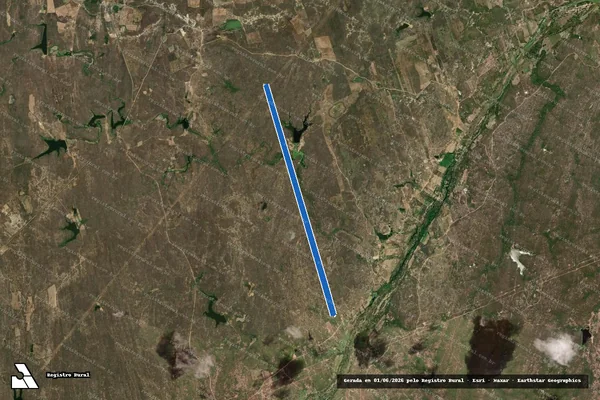 Imagem de satélite de FAZENDA MONTE ALEGRE ? PARCELA 18B - Parte 1 em Banabuiú - CE
