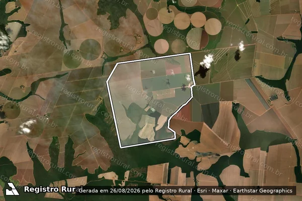Imagem de satélite de Fazenda Miguel e Maria - Parte 1 em Nova Mutum - MT