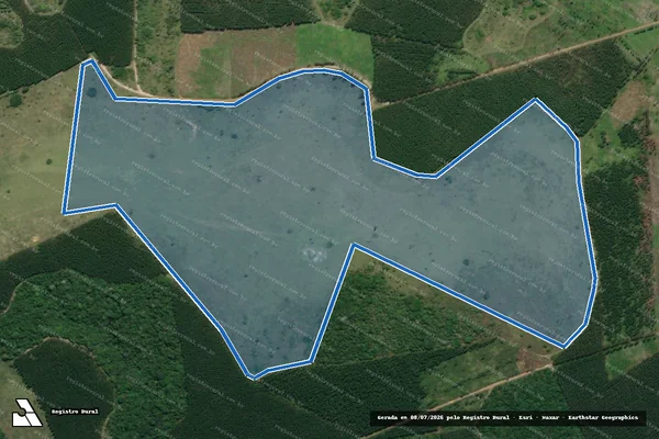 Imagem de satélite de FAZENDA SANTA LUZIA II - Gleba 03 em Santa Cruz Cabrália - BA