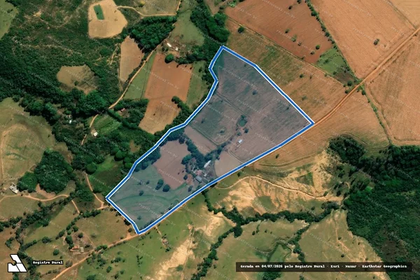 Imagem de satélite de Fazenda Quilombo - Parte 1 em Pimenta - MG