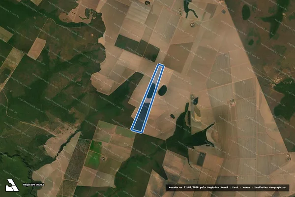 Imagem de satélite de FAZENDA CHIQUINHA - Parte 1 em Brasnorte - MT