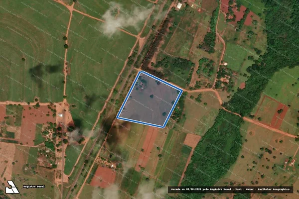 Imagem de satélite de Projeto de Assentamento Celso Furtado ? Lote PR 11 - Parte 1 em Castilho - SP